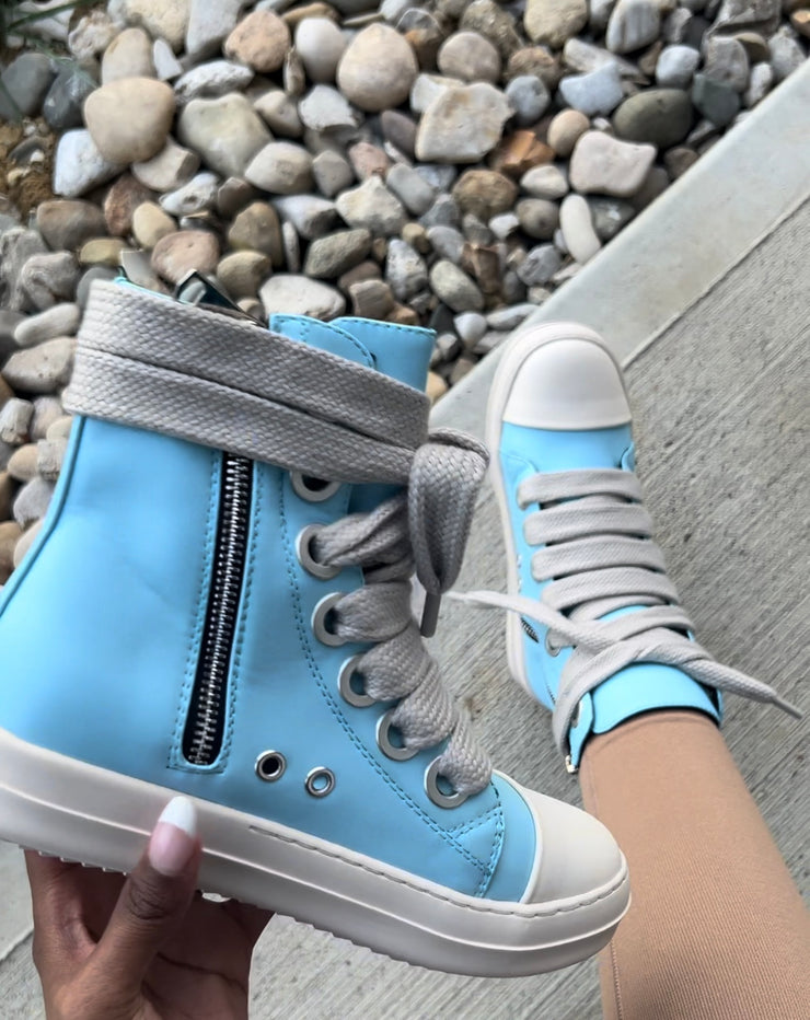 Light Blue Jimmy Sneakers