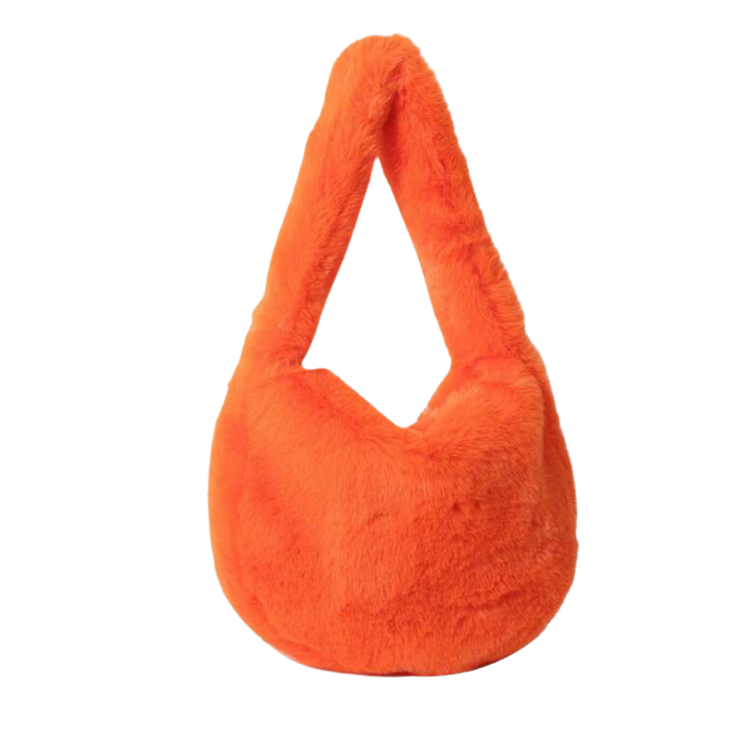 Orange Cozy Hobo Bag
