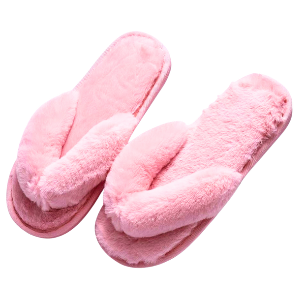 Light Pink Cozy Slippers