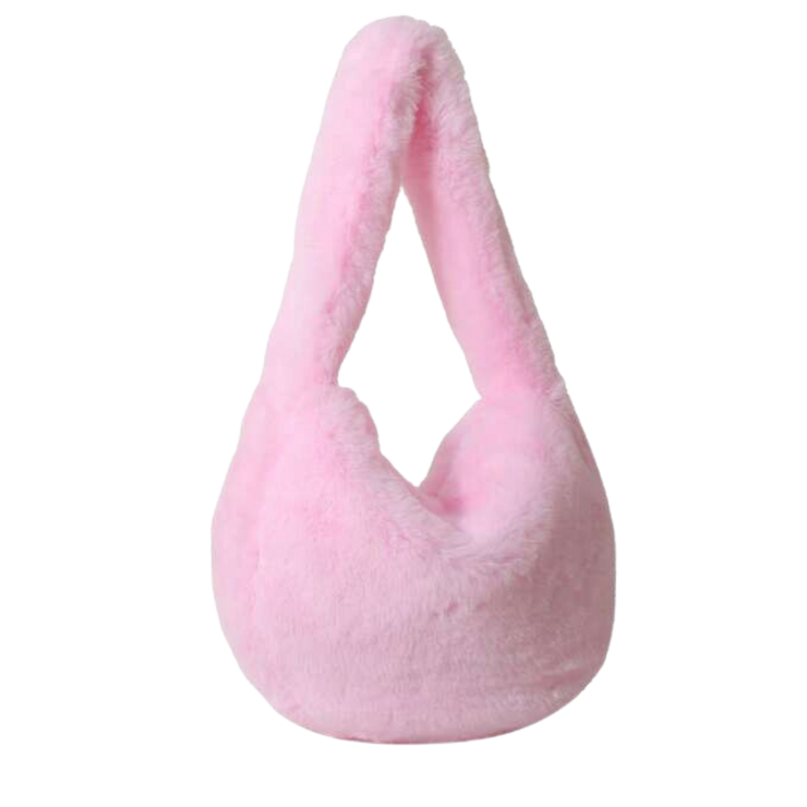 Pink Cozy Hobo Bag