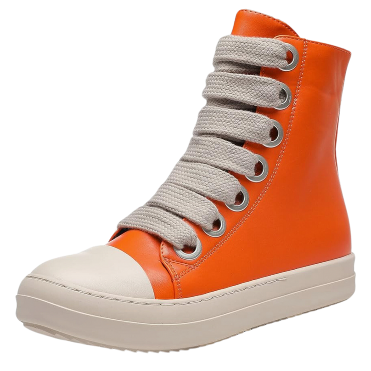 Orange Jimmy Sneakers